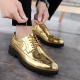 2022 Casual Leather Shoes Men superstar Brogues formal leather shoes oxford gold shoes lace-up hombres silver large size 47 ghn 2022 Casual Leather Shoes Men superstar Brogues formal leather shoes oxford gold shoes lace-up hombres silver large size 47 ghn