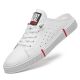 Fashion Casual Slip on Shoes for Men Half Drag Men's Lace-up Loafers Breathable Men Flats Shoes Half Slippers for Men All Season Fashion Casual Slip on Shoes for Men Half Drag Men's Lace-up Loafers Breathable Men Flats Shoes Half Slippers for Men All Season